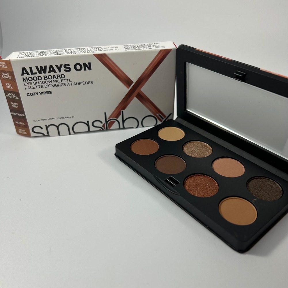 Smashbox Always On‎ Mood Board Eyeshadow Palette Cozy Vibes NEW NIB Eye Makeup